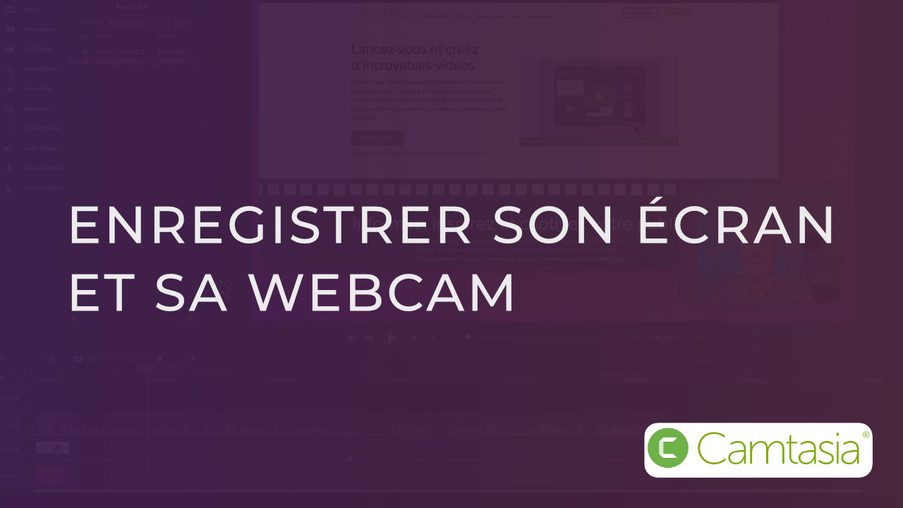 Illustration du cours Comment créer facilement des vidéos avec webcam et écran